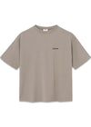 Box fit T-shirt Logo - Mocha-T-shirts-Bareen-Butler Loftet