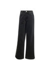 DENIM 3S PANT - True Black Denim-Pants-Adidas Originals-Butler Loftet