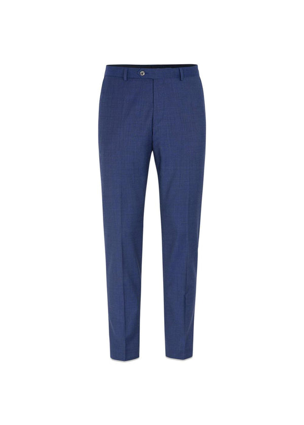Denz Trousers - Blue Print-Pants-Oscar Jacobson-Butler Loftet