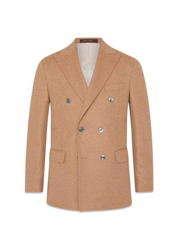 Oscar Jacobsons Farris Blazer - Camel. Køb blazers her.