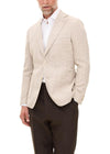 Ferry Patch Soft Blazer - Box Beige-Blazers-Oscar Jacobson-Butler Loftet