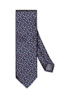 Floral Silk Tie - Blue-Accessories-Eton-Butler Loftet