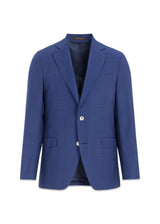 Fogerty Blazer - Blue Print-Blazers-Oscar Jacobson-Butler Loftet