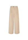 GaleMD 2 wide pants - Beige Melange-Pants-Modström-Butler Loftet