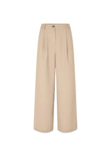 GaleMD 2 wide pants - Beige Melange-Pants-Modström-Butler Loftet