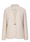 Modströms GaleMD straight blazer - Powder Sand. Køb jakkesæt women her.