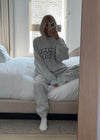 HEAVY SWEAT CREWNECK - Light Grey Melange-Sweatshirts-Rotate-Butler Loftet