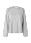 HellenMD LS t-shirt - Grey Melange-T-shirts-Modström-Butler Loftet