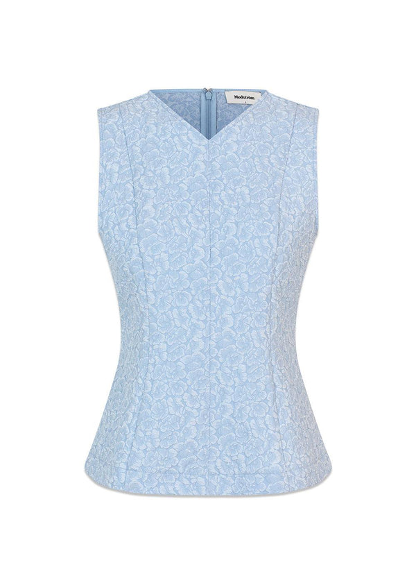 HollisMD top - Cashmere Blue-Top-Modström-Butler Loftet