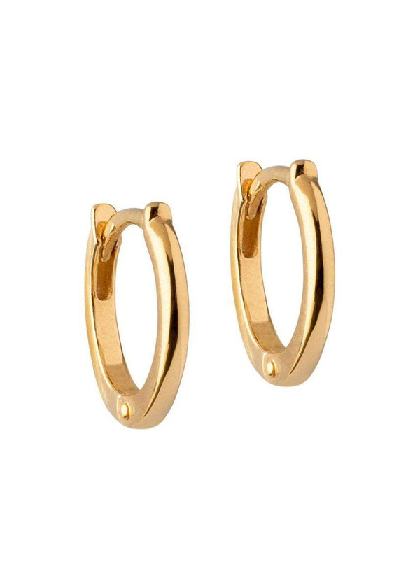ENAMEL Copenhagens Hoops, Classic 8 mm - 925S/Gp. Køb øreringe her.