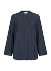 IsabelMD shirt - Navy Sky Pinstripe