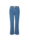 Isoldemd solid cropped jeans - Distressed Blue-Jeans-Modström-Butler Loftet