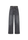 Isoldemd solid pants - Black Wash-Jeans-Modström-Butler Loftet
