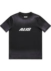 JERON ESSENTIAL T-SHIRT W/ LOGO - Faded Black-T-shirts-ALIS-Butler Loftet