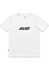 JERON ESSENTIAL T-SHIRT W/ LOGO - Solid White-T-shirts-ALIS-Butler Loftet