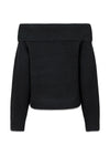 Jane Knit Blouse - Black-Knitwear-Neo Noir-Butler Loftet
