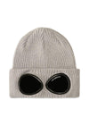 KNIT CAP GOGGELS - Grey Melang