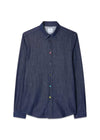 LS Tailored Fit Shirt - Rinse Denim-Shirts-Paul Smith - PS-Butler Loftet