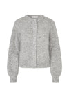 LenniMD cardigan - Grey Melange-Knitwear-Modström-Butler Loftet