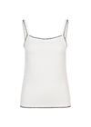 MaisyMD strap top - Soft White Black Contrast-Top-Modström-Butler Loftet