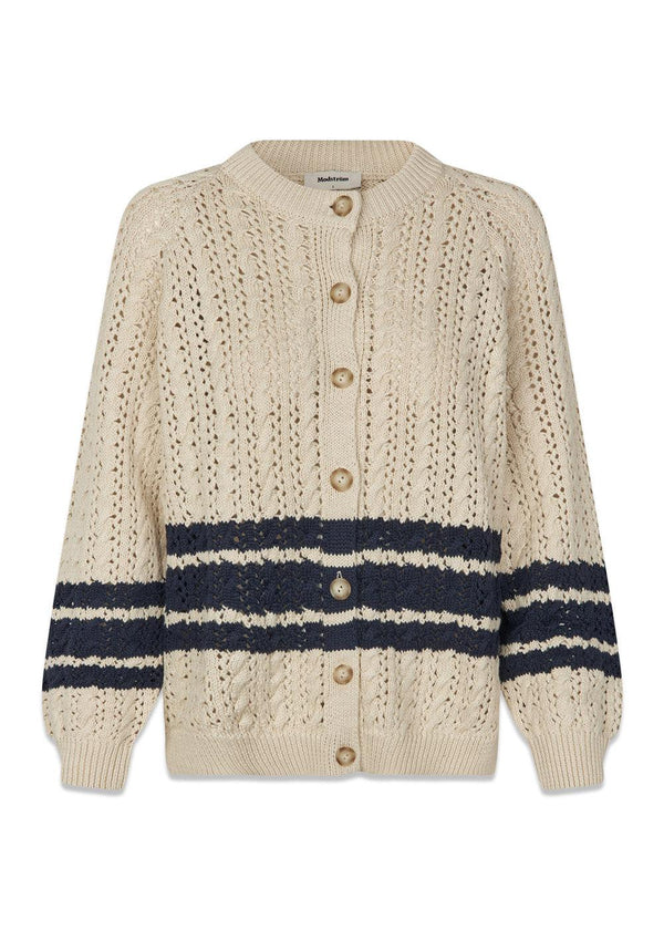 MetteMD cardigan - Summer Sand-Knitwear-Modström-Butler Loftet