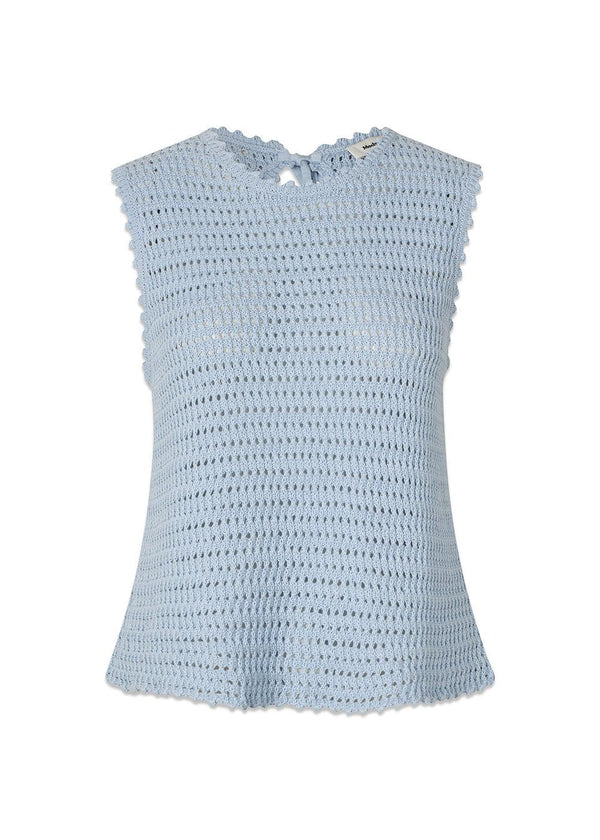 MieMD top - Cashmere Blue-Knitwear-Modström-Butler Loftet