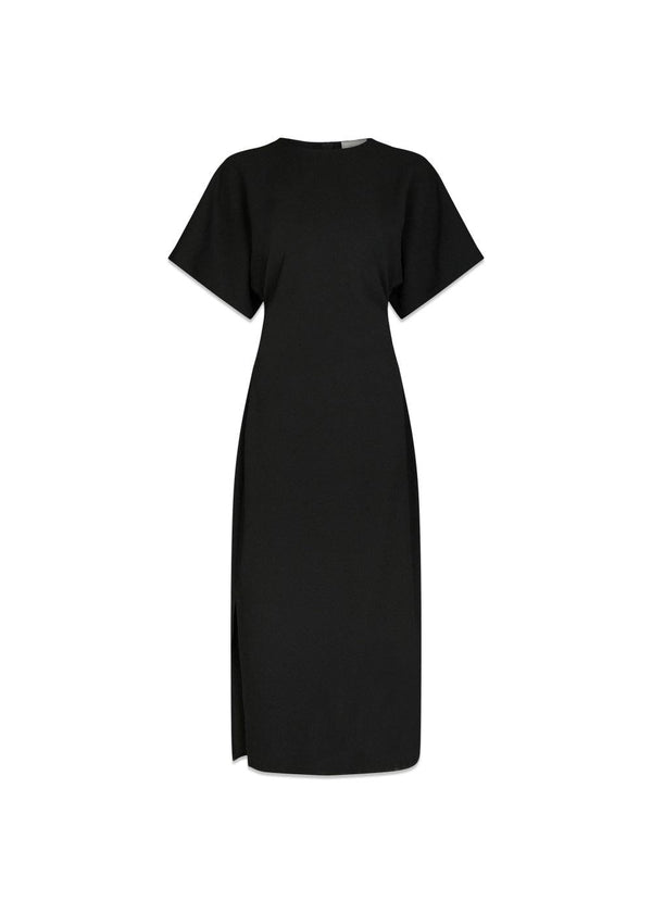 Miloine Drape Dress - Black-Dress-Neo Noir-Butler Loftet