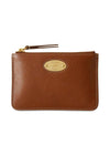 Mulberry Plaque Small Zip Coin Pouch - Oak-Wallet/Purse-Mulberry-Butler Loftet