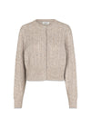 Pammiemd cardigan - Beige Speckle Melange-Knitwear-Modström-Butler Loftet