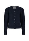 Puli Knit cardigan - Navy-Knitwear-Neo Noir-Butler Loftet