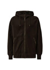 SWEATSHIRTS HOODED OPEN DIAGONAL - Black