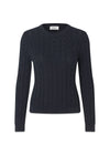 Sabremd o-neck - Navy Sky-Knitwear-Modström-Butler Loftet
