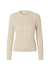 Sabremd o-neck - Summer Sand-Knitwear-Modström-Butler Loftet