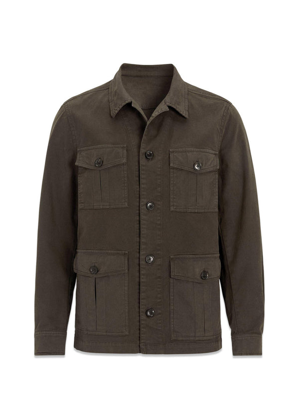 Safari Shirt Jacket - Army Green
