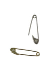 Safety Pin Earring - Silver-Jewellery-Lemon Lua-Butler Loftet