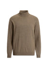 Salim Rollneck - Walnut Beige-Knitwear-Oscar Jacobson-Butler Loftet