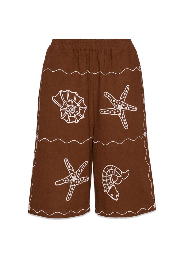 Seashell Shorts - Soft Brown-Shorts-Sissel Edelbo-Butler Loftet