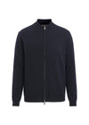 Seb Cardigan - Navy-Knitwear-Oscar Jacobson-Butler Loftet
