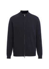 Seb Cardigan - Navy-Knitwear-Oscar Jacobson-Butler Loftet