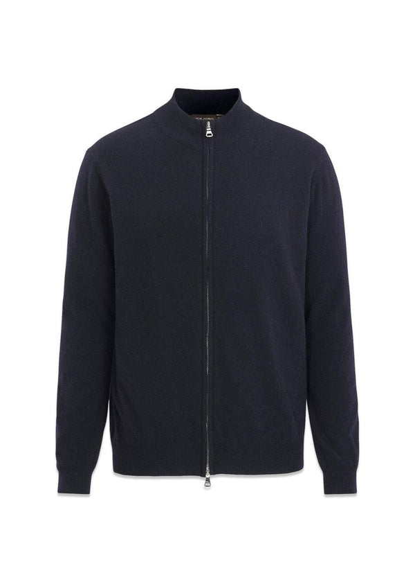 Seb Cardigan - Navy-Knitwear-Oscar Jacobson-Butler Loftet