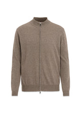 Seb Cardigan - Walnut Beige-Knitwear-Oscar Jacobson-Butler Loftet