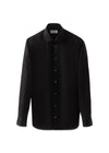 Slim Fit Signature Twill Pointed - Black-Shirts-Eton-Butler Loftet