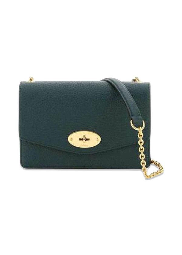 Small Darley Heavy Grain - Mulberry Green-Bags-Mulberry-Butler Loftet