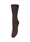 Telma Solid Sock - Hot Fudge Brown-Socks/stockings-BeckSöndergaard-Butler Loftet
