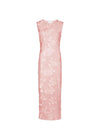 Tiranna Big Flower Mesh Dress - Light Pink-Dress-Neo Noir-Butler Loftet