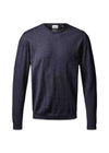 Turin Pullover O Neck - Dark Navy Mel