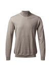 Turin Pullover Roll Neck - Warm Sand Mel-Knitwear-Clipper-Butler Loftet