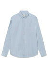 VISION SHIRT - Light Blue Stripe-Shirts-Forét-Butler Loftet