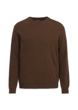Valter Roundneck - Mud Brown-Knitwear-Oscar Jacobson-Butler Loftet