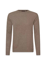 Valter Roundneck - Walnut Beige-Knitwear-Oscar Jacobson-Butler Loftet